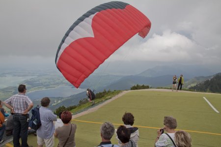 Paragliding vanaf de tegelberg